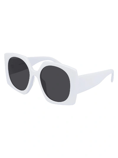 Courrèges Cl1907 Sunglasses In White White Grey