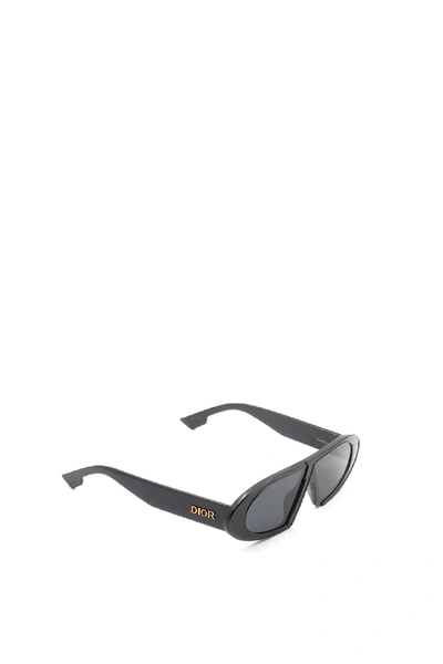 Dior Oblique Acetate Sunglasses In Black