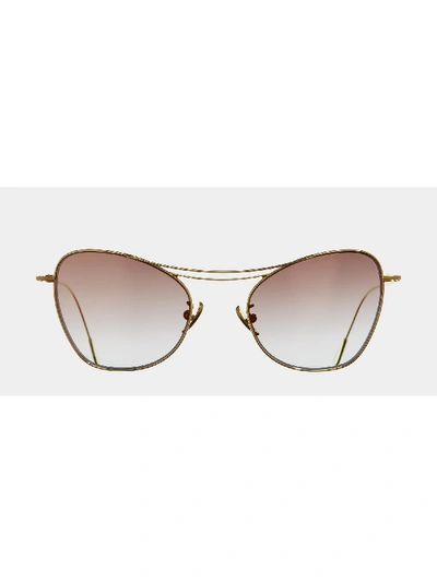 Cutler And Gross 1307gpl/01 Eyewear In Champagne