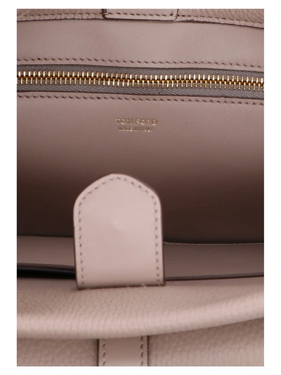 Tom Ford Day Handle Bag In Beige