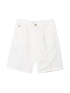 DOLCE & GABBANA WHITE BERMUDA SHORTS,L42Q51FUFJR W0001