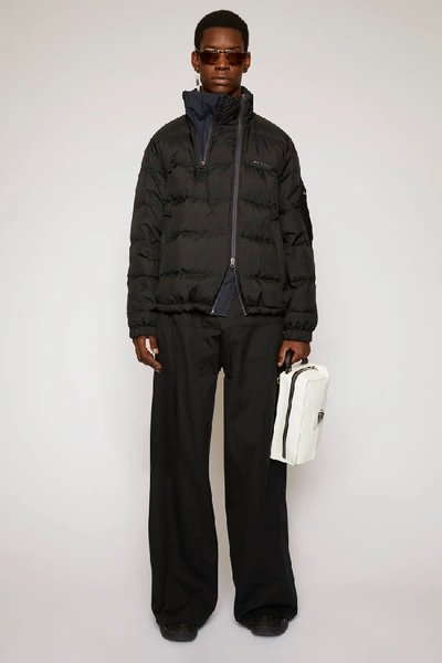 Acne Studios Double-zip Down Jacket Black | ModeSens Acne Studios Double-zip Down Jacket Black | ModeSens