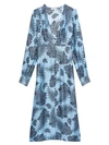 SANDRO Beane Paisley-Print Midi Dress