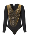 BURBERRY Chiers Multi-Chain Long Sleeve Bodysuit