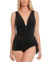 Magicsuit Solid Celine Convertible One Piece Swimsuit In Black