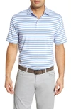 Peter Millar Sean Stretch Jersey Polo In Lake Bluednu