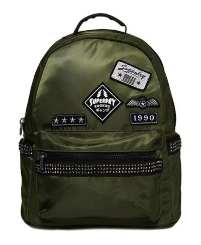 Superdry Midi Patched Backpack In Green