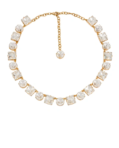 Ninon Anna Crystal Necklace In Diamond