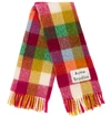 ACNE STUDIOS PLAID FRINGE BLANKET,ACNE-WA76