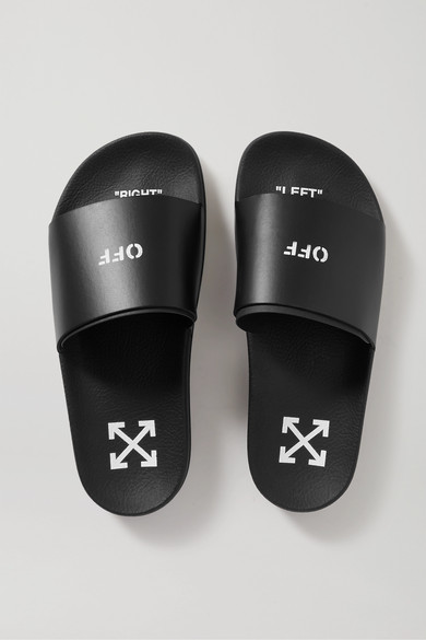 off white black slides
