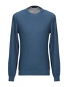 Roberto Collina Sweaters In Slate Blue