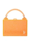 EDIE PARKER Orange Small Box Bag
