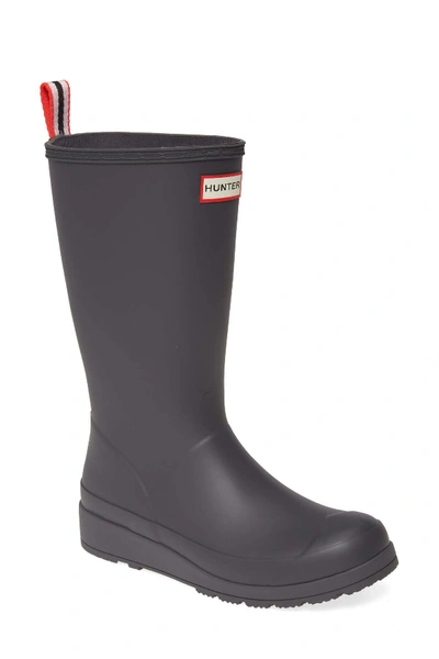 Hunter Original Play Tall Waterproof Rain Boot In Luna