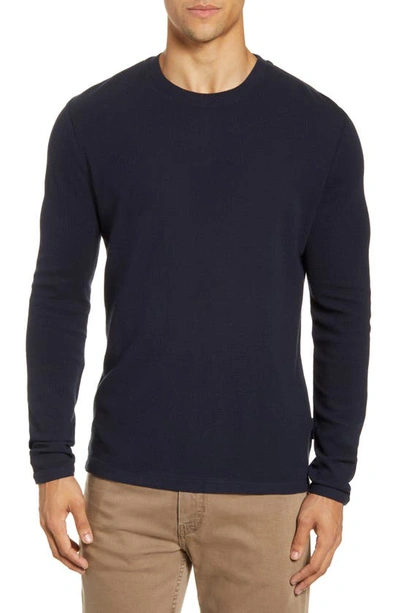 Nn07 Clive 3323 Slim Fit Long Sleeve T-shirt In Navy Blue