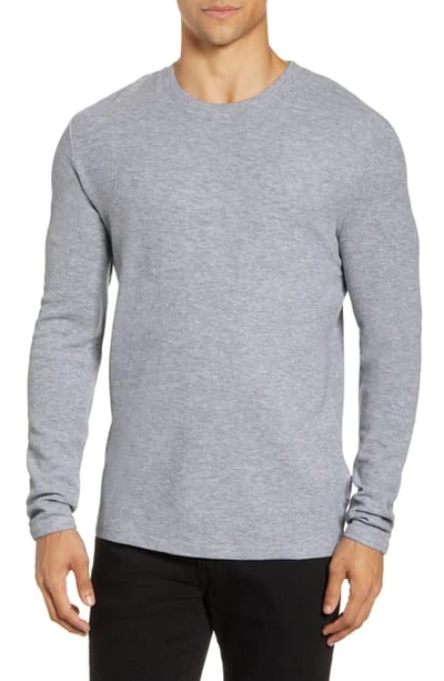 Nn07 Clive 3323 Slim Fit Long Sleeve T-shirt In Grey Melanage