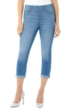 Liverpool Chloe Pull-on High Waist Roll Cuff Crop Skinny Jeans In Beaumont