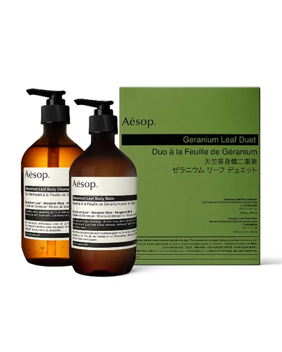 AESOP GERANIUM LEAF BODY CARE KIT (DUET),PROD151720072