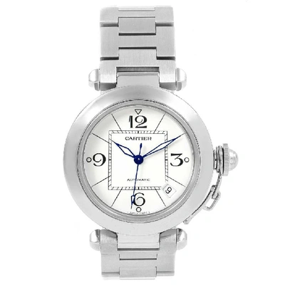 Cartier Pasha C 35 White Dial Stainless Steel Unisex Watch W31074m7 In Not Applicable