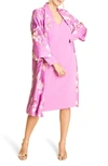 MARINA RINALDI TIARA FLOWER PRINT DUSTER COAT,412105004000420