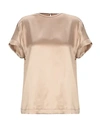 Brunello Cucinelli Blouses In Sand