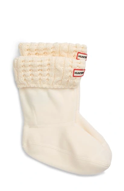 Hunter Original Short Thermal Cuff Boot Socks In White