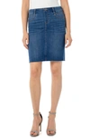 LIVERPOOL GIA PULL-ON DENIM PENCIL SKIRT,LM6165CH4