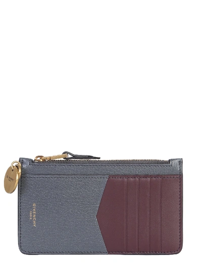 Givenchy Gv3 Card Holder In Grey
