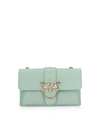 PINKO GREEN LOVE MINI SOFT SIMPLY SHOULDER BAG,11201489