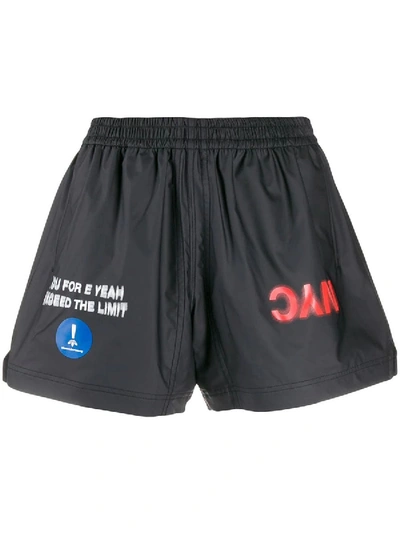 Adidas Originals By Alexander Wang Exceed The Limit Shell Shorts In Black