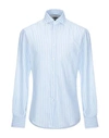Brunello Cucinelli Shirts In Sky Blue