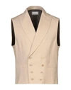 BRUNELLO CUCINELLI BRUNELLO CUCINELLI MAN VEST BEIGE SIZE 40 WOOL, LINEN,49541646UR 5