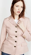 ALEXA CHUNG Single Breasted Jacket Houndstooth