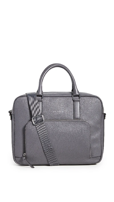 Ted Baker Coulter Briefcase In Grey