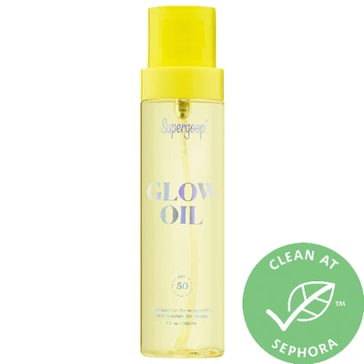 Supergoop Glow Oil Spf 50 Pa++++ 5 Oz. In No Color