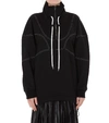 GIVENCHY EMBROIDERED OVERSIZE HOODIE,11201876