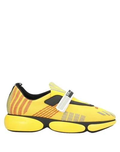 Prada Sneakers In Yellow