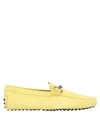 TOD'S TOD'S MAN LOAFERS LIGHT YELLOW SIZE 9 LEATHER,11696889GV 3