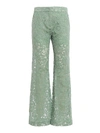 VALENTINO LACE FLARED TROUSERS