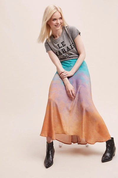 Bl-nk Amalia Tie-dye Bias Maxi Skirt In Assorted