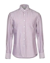 Brunello Cucinelli Shirts In Purple