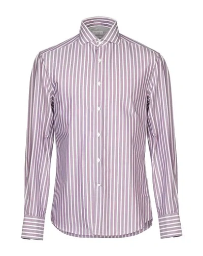 Brunello Cucinelli Shirts In Purple