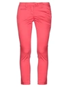 Dondup Cropped Pants In Maroon