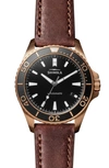 Shinola Men's The Bronze Monster Automatic 43mm Watch Gift Set In Teak/ Black/ Bronze