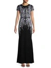 ADRIANNA PAPELL EMBELLISHED GOWN,0400011736327