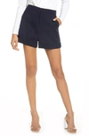 Endless Rose High Waist Tailored Shorts In Navy