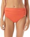 Vince Camuto High-waisted Bikini Bottoms Women's Swimsuit In Persimmon