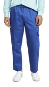 KENZO TAPERED CROPPED CARGO PANTS