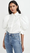 AJE EUCALYPT PUFF SLEEVE SHIRT