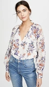 REBECCA TAYLOR LONG SLEEVE TOILE TOP