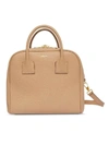 BURBERRY Beige Leather Cube Bag